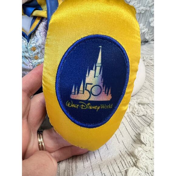 Walt Disney World 50 Celebration Mickey Mouse Stuffed Animal Plush Toy - Picture 6 of 8